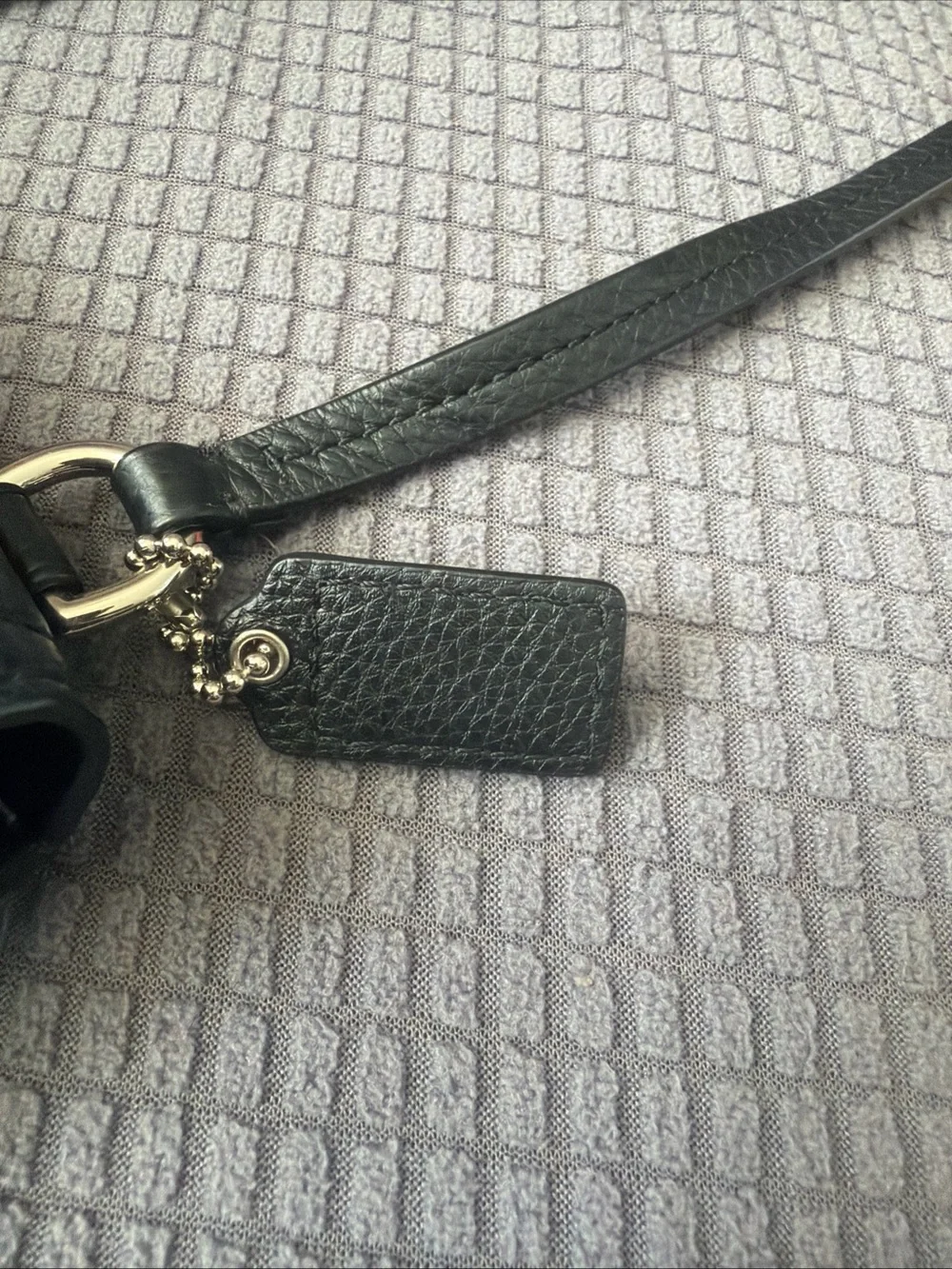 Coach Black LeatherP hone & Crossbody Flap Bag - Picture 4 of 14